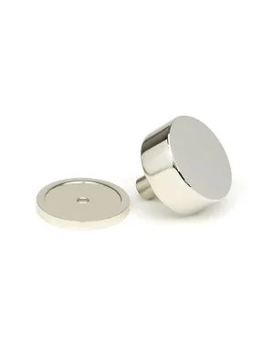 Polished Nickel Kelso Cabinet Knob - 38mm (Plain)