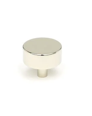 Polished Nickel Kelso Cabinet Knob - 38mm (No rose)