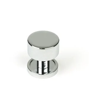 Polished Chrome Kelso Cabinet Knob - 25mm (Plain)