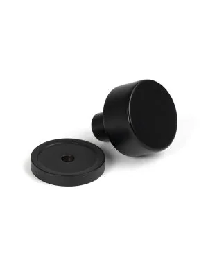 Matt Black Kelso Cabinet Knob - 25mm (Plain)