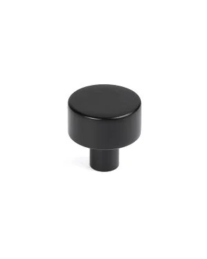 Matt Black Kelso Cabinet Knob - 25mm (No rose)