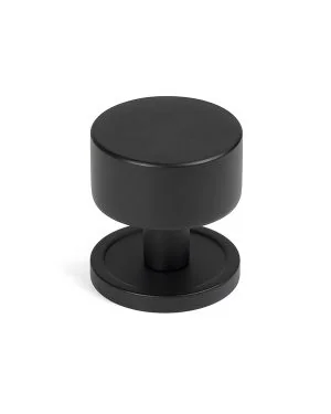 Matt Black Kelso Cabinet Knob - 32mm (Plain)