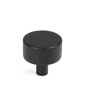 Matt Black Kelso Cabinet Knob - 32mm (No rose)