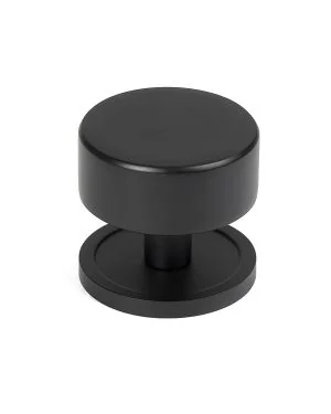 Matt Black Kelso Cabinet Knob - 38mm (Plain)