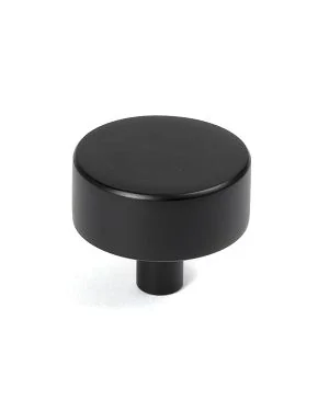 Matt Black Kelso Cabinet Knob - 38mm (No rose)