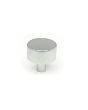 Satin Chrome Kelso Cabinet Knob - 32mm (No rose)