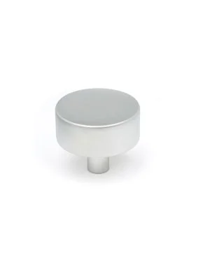 Satin Chrome Kelso Cabinet Knob - 38mm (No rose)