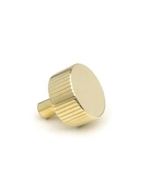 Polished Brass Judd Cabinet Knob - 32mm (No Rose)