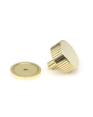 Polished Brass Judd Cabinet Knob - 38mm (Plain)