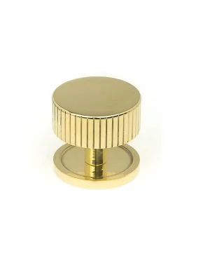 Polished Brass Judd Cabinet Knob - 38mm (Plain)