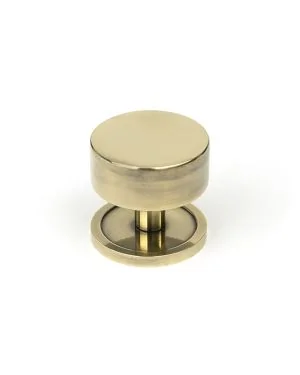 Aged Brass Kelso Cabinet Knob - 38mm (Plain)