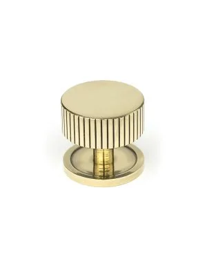 Aged Brass Judd Cabinet Knob - 38mm (Plain)