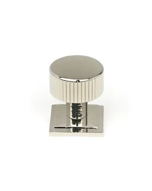 Polished Nickel Judd Cabinet Knob - 25mm (Plain)