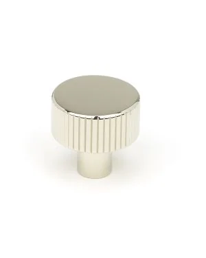 Polished Nickel Judd Cabinet Knob - 25mm (No rose)