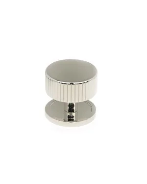 Polished Nickel Judd Cabinet Knob - 38mm (Plain)