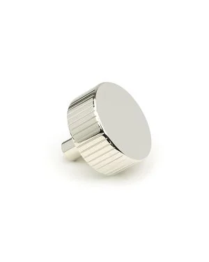 Polished Nickel Judd Cabinet Knob - 38mm (No rose)