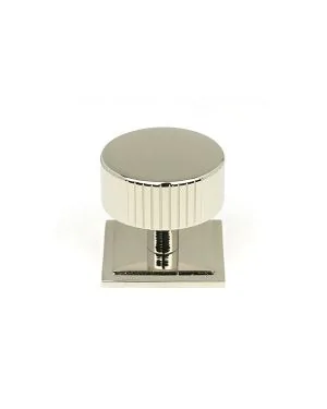 Polished Nickel Judd Cabinet Knob - 38mm (Square)