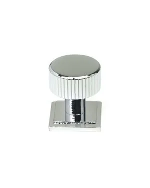 Polished Chrome Judd Cabinet Knob - 25mm (Square)