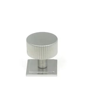 Satin Chrome Judd Cabinet Knob - 32mm (Square)
