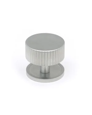 Satin Chrome Judd Cabinet Knob - 38mm (Plain)