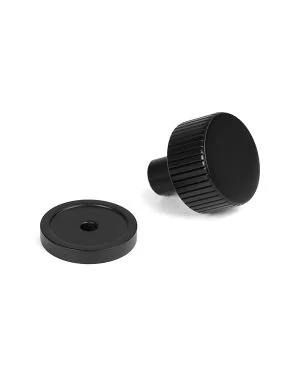 Matt Black Judd Cabinet Knob - 25mm (Plain)