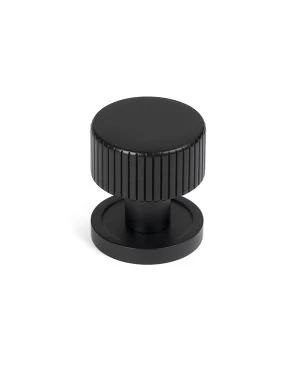 Matt Black Judd Cabinet Knob - 25mm (Plain)