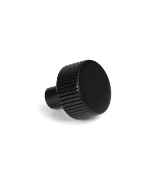 Matt Black Judd Cabinet Knob - 25mm (No rose)