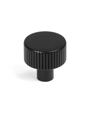 Matt Black Judd Cabinet Knob - 25mm (No rose)