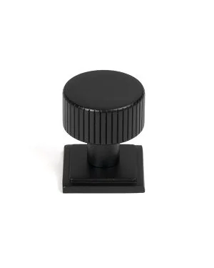 Matt Black Judd Cabinet Knob - 25mm (Square)