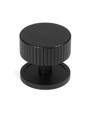 Matt Black Judd Cabinet Knob - 38mm (Plain)
