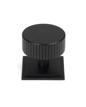 Matt Black Judd Cabinet Knob - 38mm (Square)