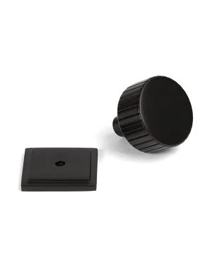 Aged Bronze Judd Cabinet Knob - 32mm (Square)