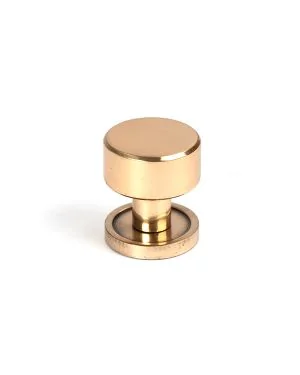 Polished Bronze Kelso Cabinet Knob - 25mm (Plain)