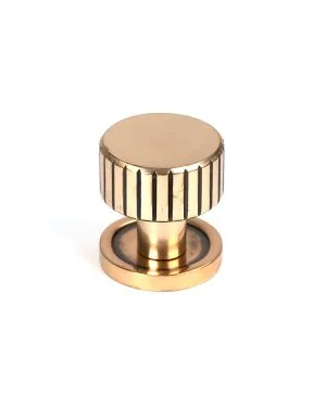 Polished Bronze Judd Cabinet Knob - 25mm (Plain)