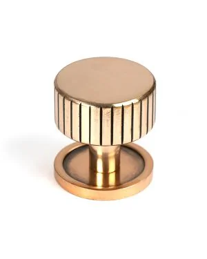 Polished Bronze Judd Cabinet Knob - 32mm (Plain)