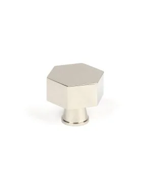 Polished Nickel Kahlo Cabinet Knob - 38mm