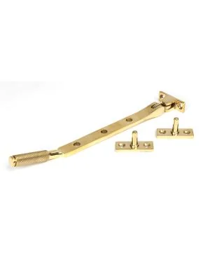 Polished Brass 8" Brompton Stay