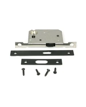 Matt Black 50mm Sliding Door Lock