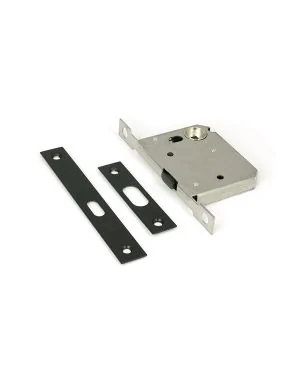 Matt Black 50mm Sliding Door Lock