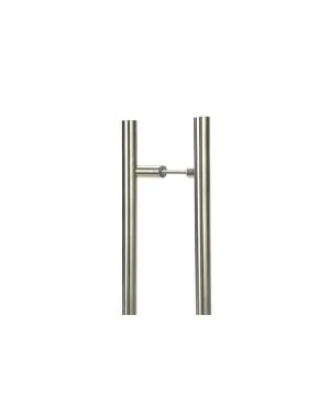 Satin Marine SS (316) 0.6m Offset T Bar Handle B2B 32mm Ø