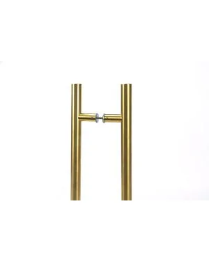 Aged Brass (316) 1.2m T Bar Handle B2B 32mm Ø