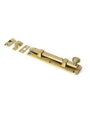 Satin Brass 6" Universal Bolt