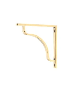 Aged Brass Abingdon Shelf Bracket (150mm x 150mm)