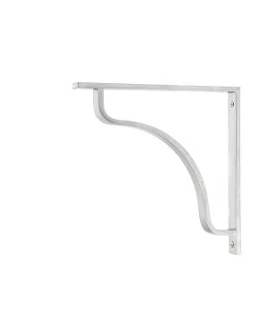 Satin Chrome Abingdon Shelf Bracket (200mm x 200mm)
