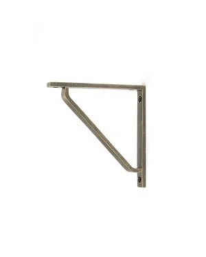 Burnished Brass Barton Shelf Bracket (150mm x 150mm)