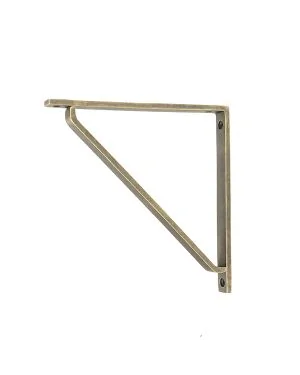Burnished Brass Barton Shelf Bracket (200mm x 200mm)