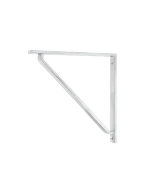 Satin Chrome Barton Shelf Bracket (200mm x 200mm)