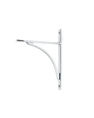 Polished Chrome Apperley Shelf Bracket (260mm x 200mm)