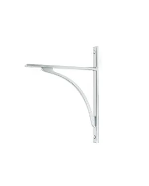 Satin Chrome Apperley Shelf Bracket (260mm x 200mm)
