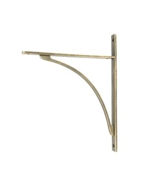 Burnished Brass Apperley Shelf Bracket (314mm x 250mm)